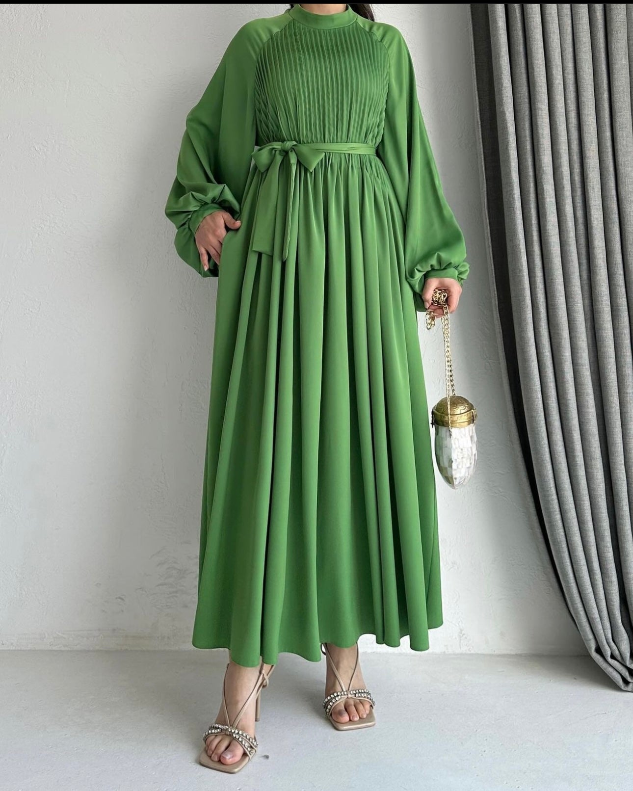 Modest Dress with Pockets