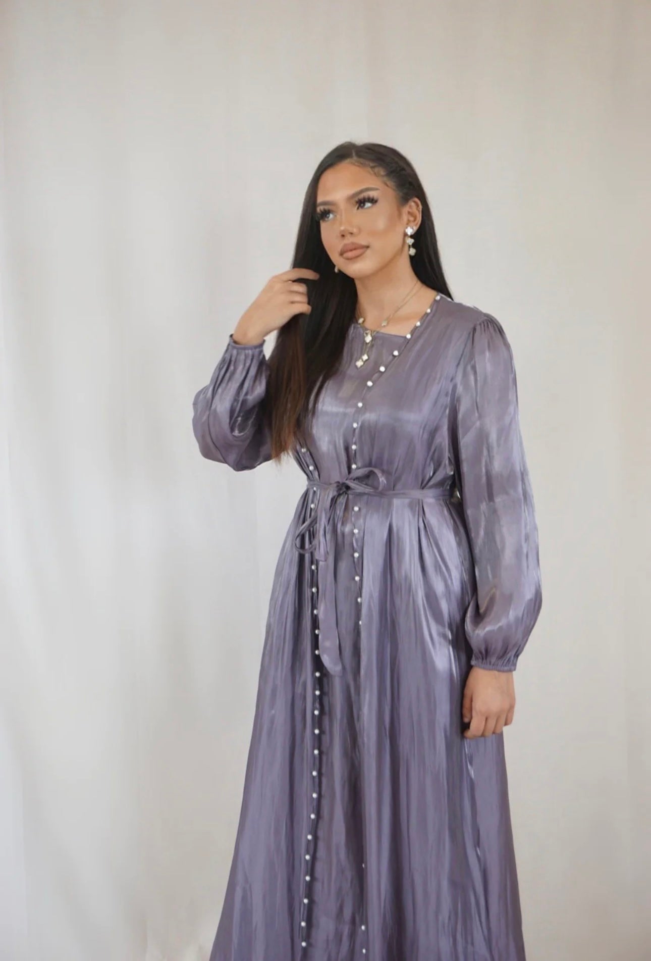 PEARL ABAYA - LAVENDER